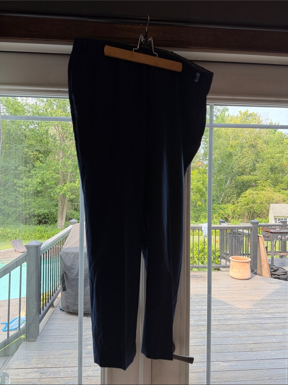 Michael Kors Men's Navy Dress Pants - Slim Tailored